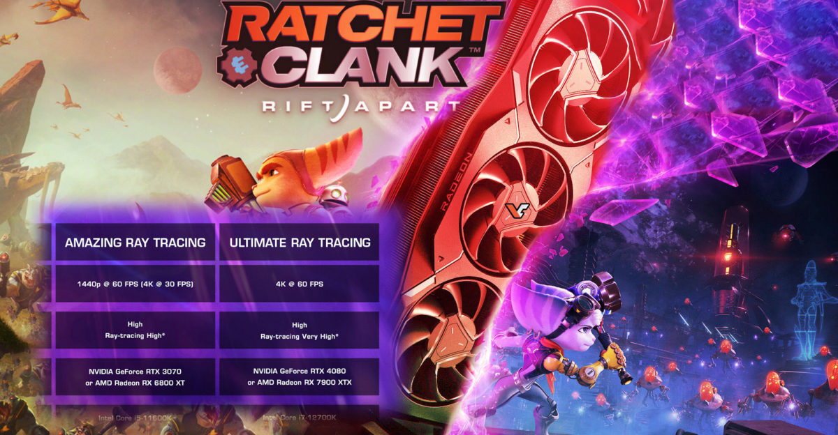 AMD Radeon RX GPU Owners Can Now Enjoy Ray Tracing in Ratchet & Clank: Rift Apart