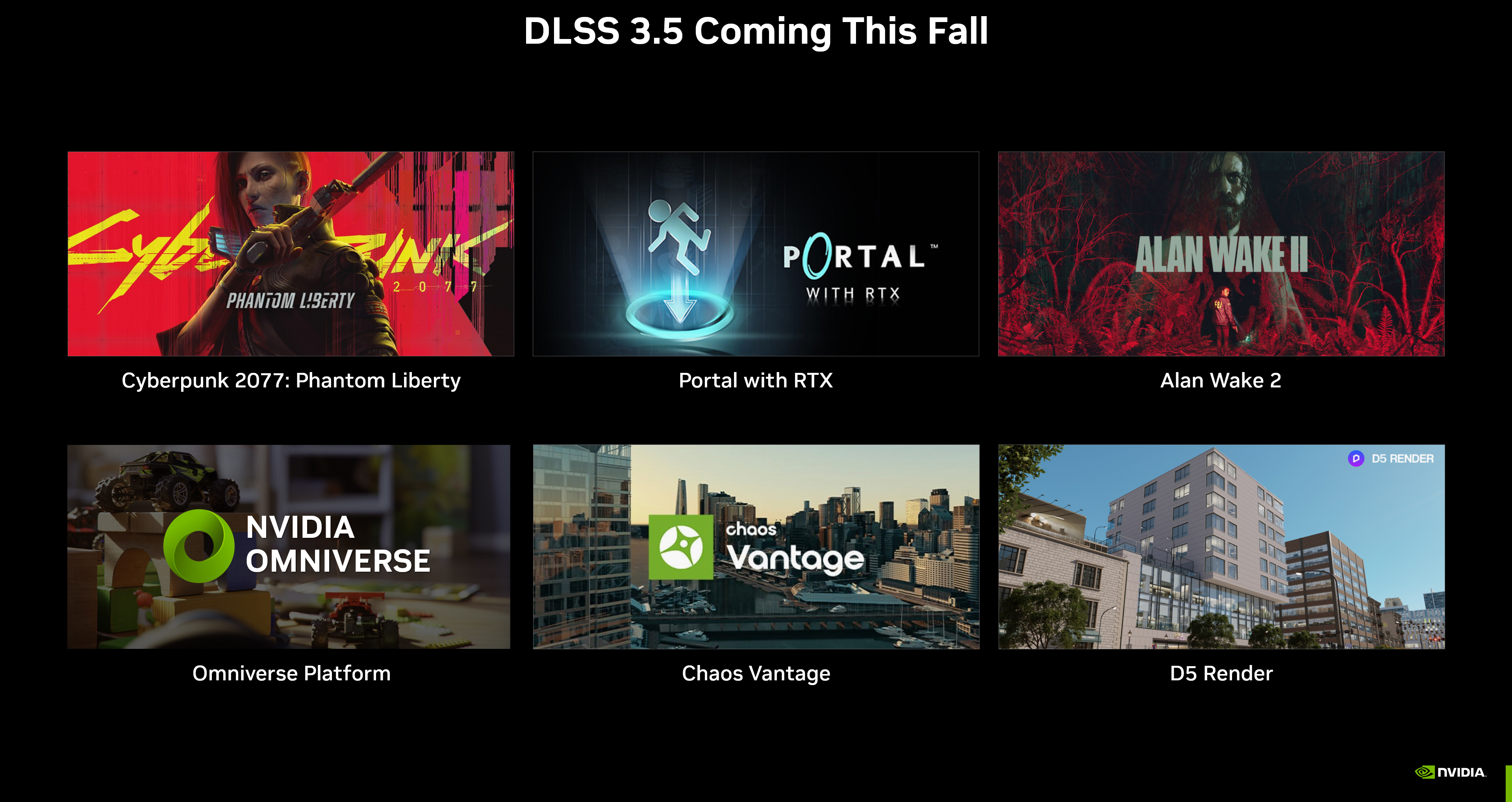 NVIDIA DLSS 3.5 Announced: Improved Quality, Even More Performance