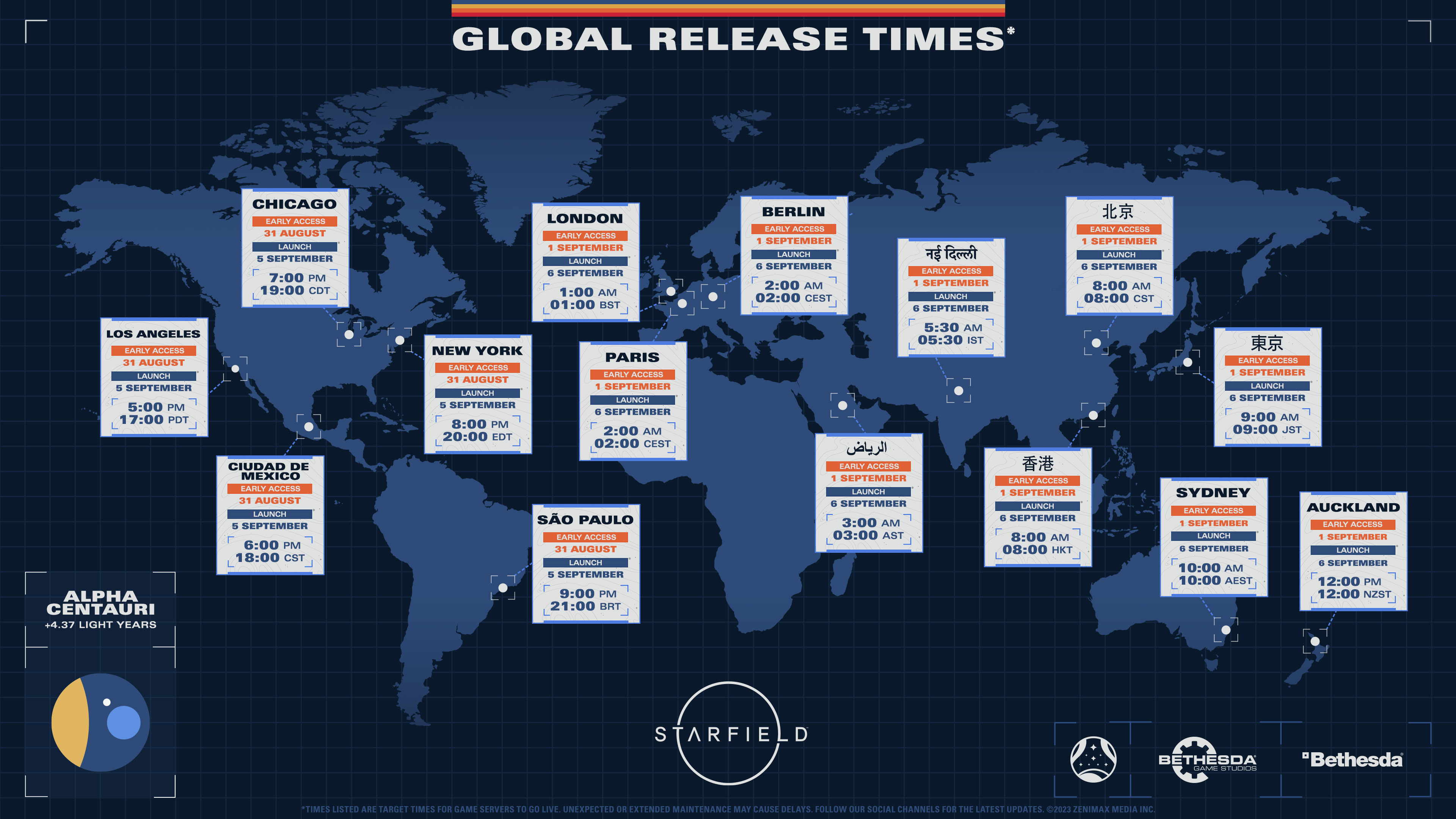 Here's The Starfield Global Release Times: Prepare Your Bodies!