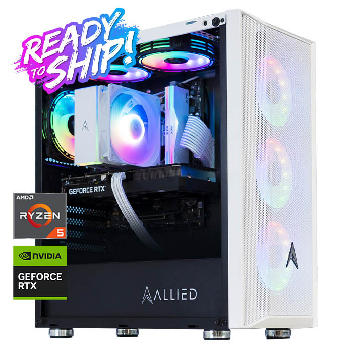 Allied Gaming Stinger Gaming Desktop AMD Ryzen 5 5600X 16GB RGB